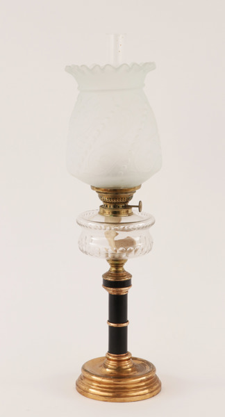 Bordsfotogenlampa, omkring år 1900