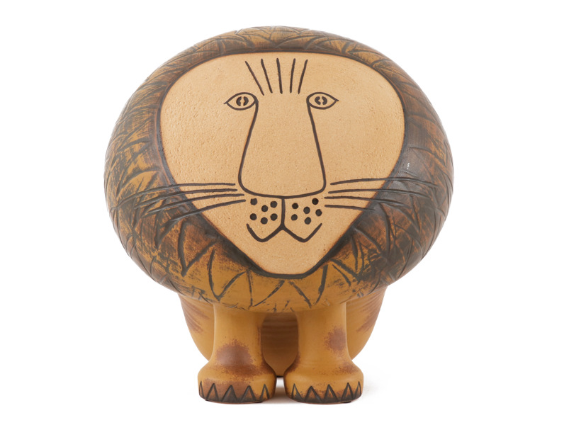 Skulptur, "Lejon Gigant" ur serien "Afrika", Lisa Larson, Gustavsberg K-studio