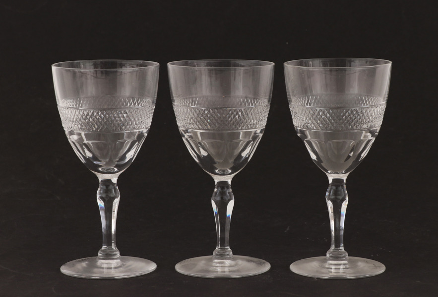 Vinglas 18st, "Rio", Edward Hald för Orrefors