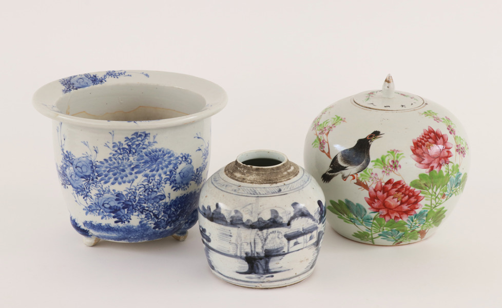 Porslin 3 delar, Kina