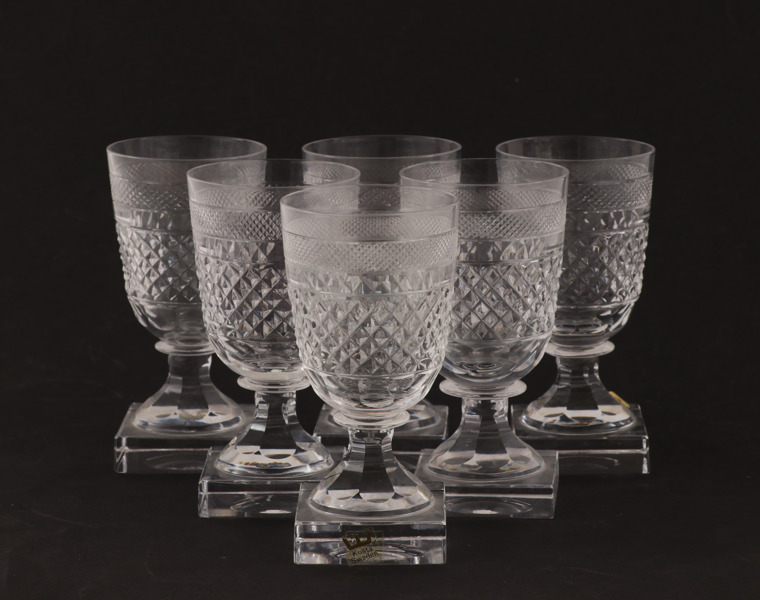 Vinglas 6st, "Kent", Elis Bergh för Kosta