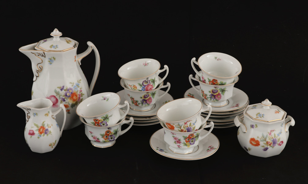 Kaffeservisdelar, Rosenthal, Tyskland