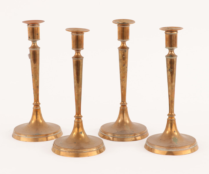 Ljusstakar 4st, 1800-tal