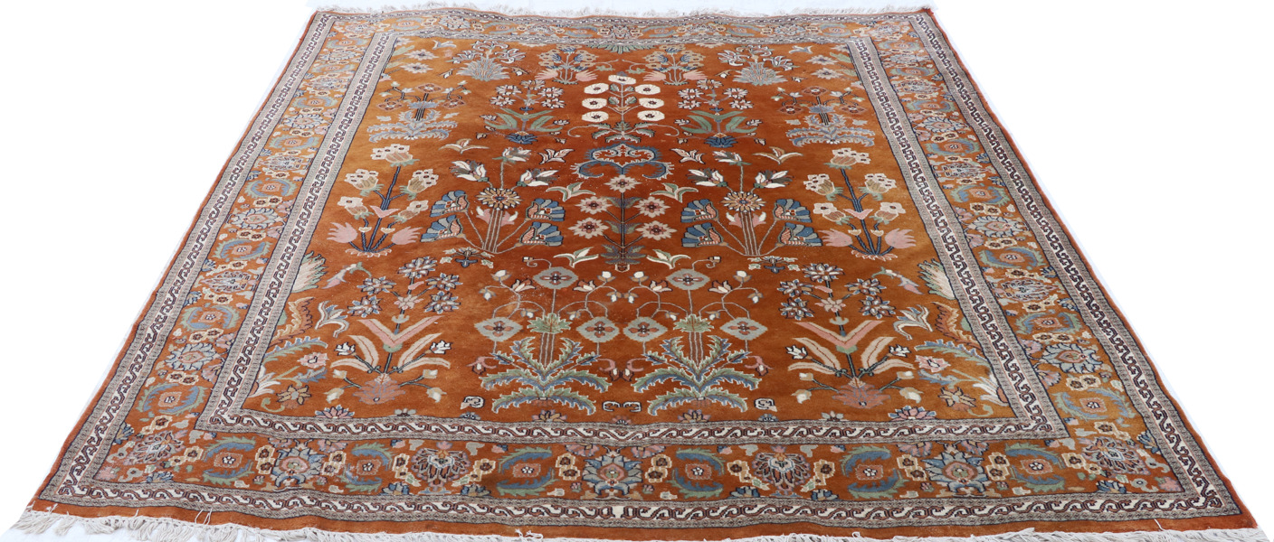 Handknuten matta, orientalisk