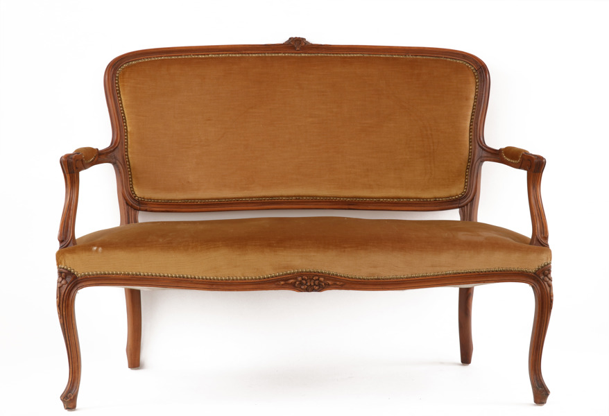 Soffa, rokokostil, 1900-tal