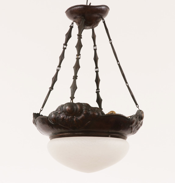 Taklampa, jugend, 1900-talets början