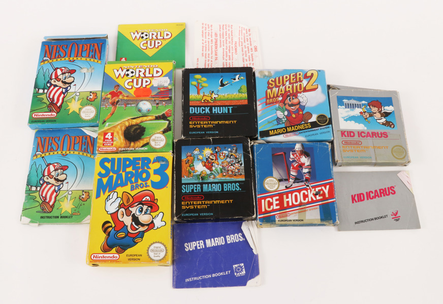 Spel 8st, Nintendo Entertainment System