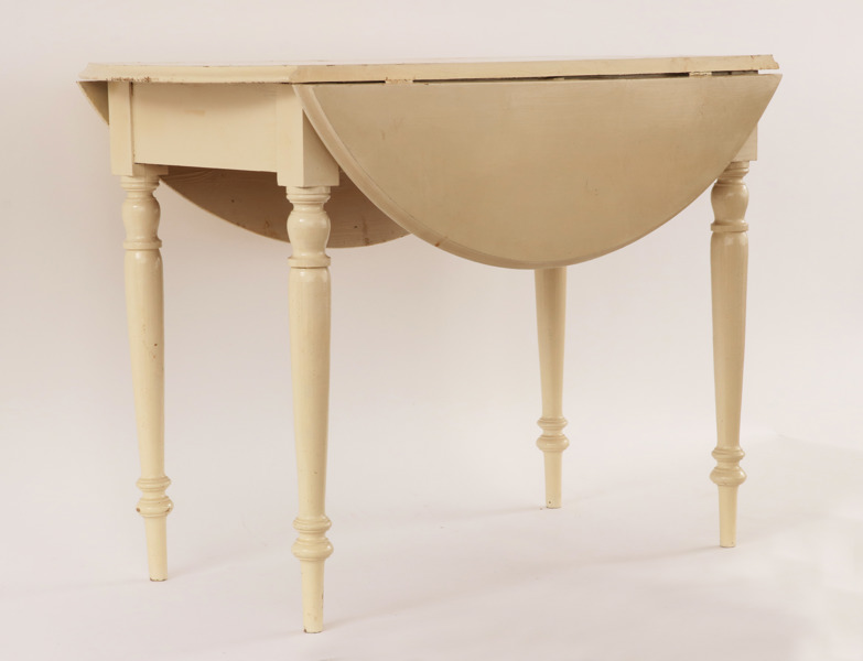 Bord med fällskivor, omkring år 1900