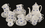 Kaffeservis, "Blå blom", Gustavsberg