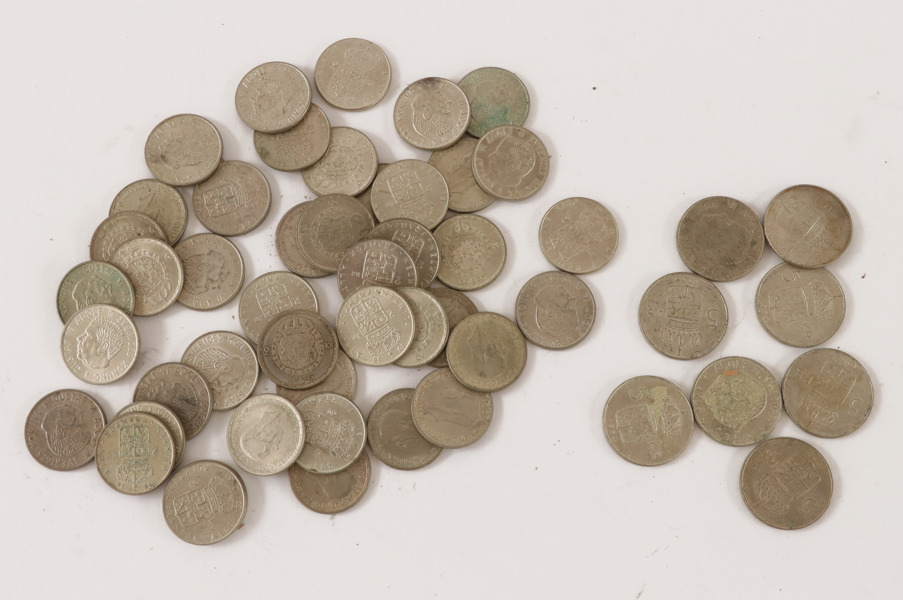 Parti svenska silvermynt