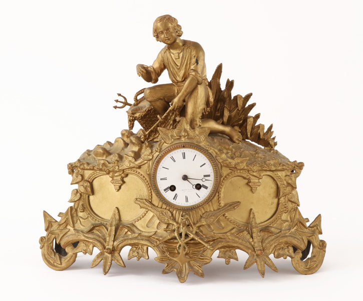 Bordspendyl, Duplan & Salle, Paris, 1800-talets andra hälft