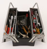 Låda med handverktyg, bl.a. Bahco
