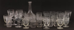 Glas 29 delar, Rydbergsmodell, 18/1900-tal