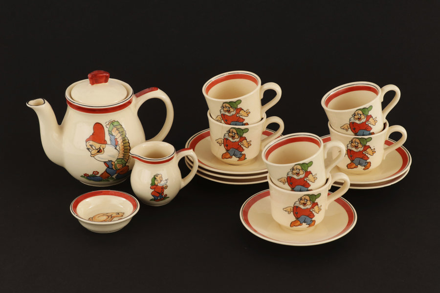 Dockservisdelar, "Snövit", Disney/Rörstrand