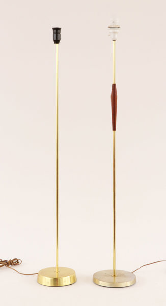 Golvlampor 2st, bl.a. Möllers Armatur, 1900-talets andra hälft