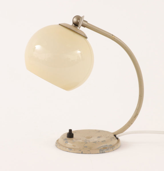 Bords-vägglampa, funkis, 1930/40-tal