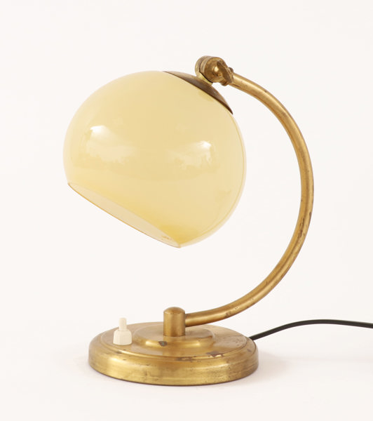 Bords-/vägglampa, funkis, 1930/40-tal