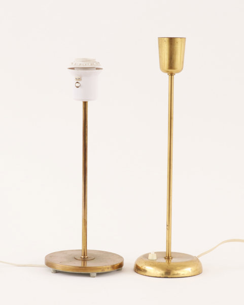 Bordslampor 2st, 1900-talets andra hälft