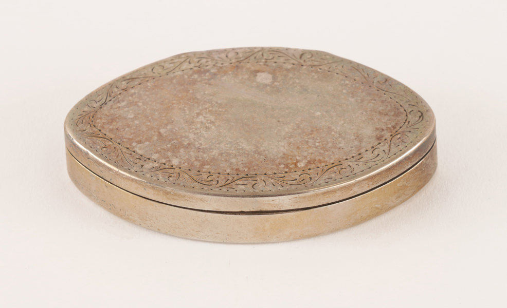 Snusdosa i silver, 1813