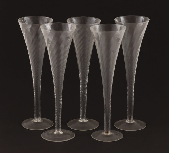 Champagneglas 5st, 19/2000-tal