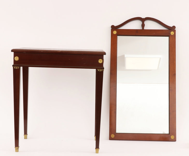 Spegel med konsolbord, sengustaviansk stil, 1900-tal