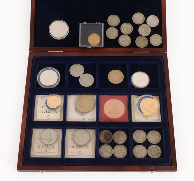 Parti mynt och medaljer