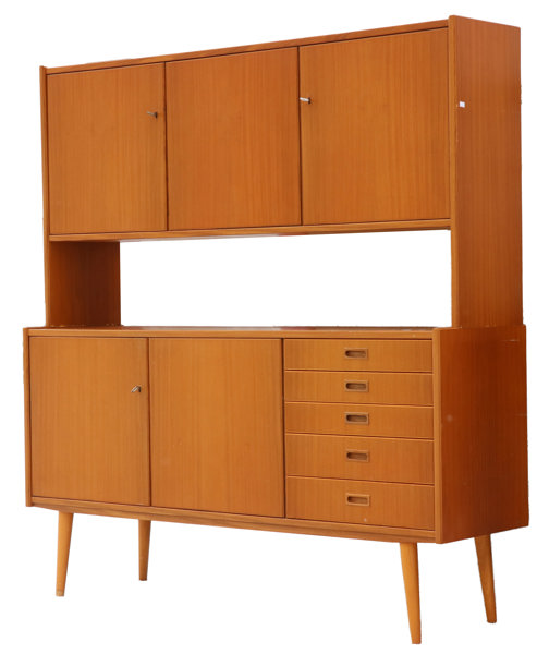 Sideboard med skåpdel, 1950/60-tal