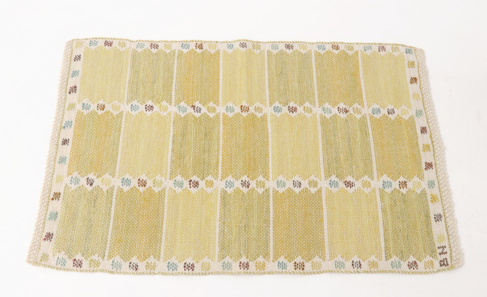 Vävd duk, "Bladen, gul", Barbro Nilsson