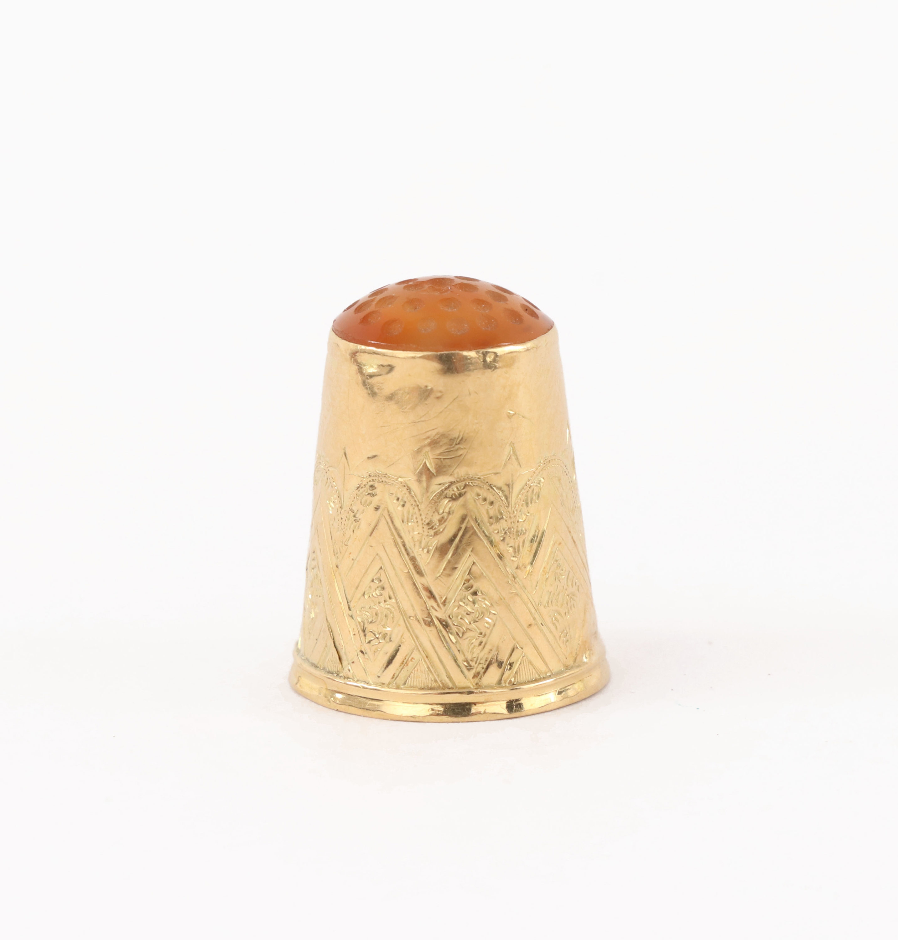Fingerborg Fingerborg i 18k, 1800-tal | Auktion