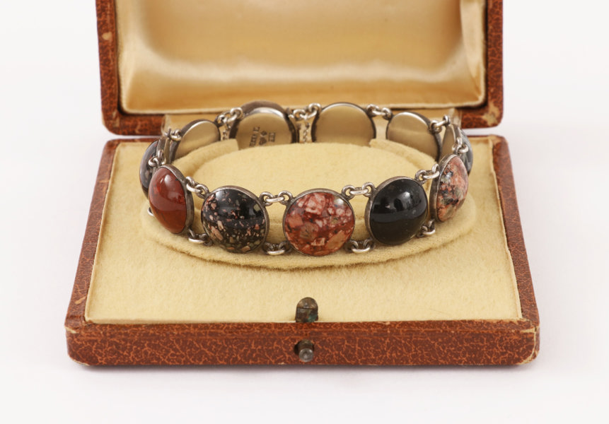 Armband i silver, Bröderna Lundqvist, Falun, 1944