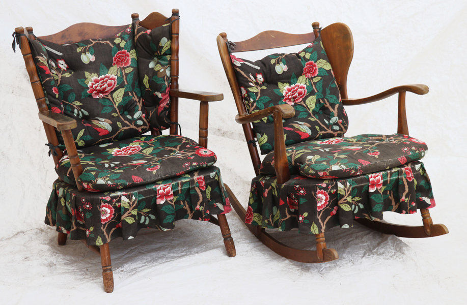 Fåtölj och gungstol, 1900-talets första hälft