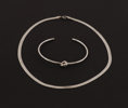 Hals- och armband i sterlingsilver
