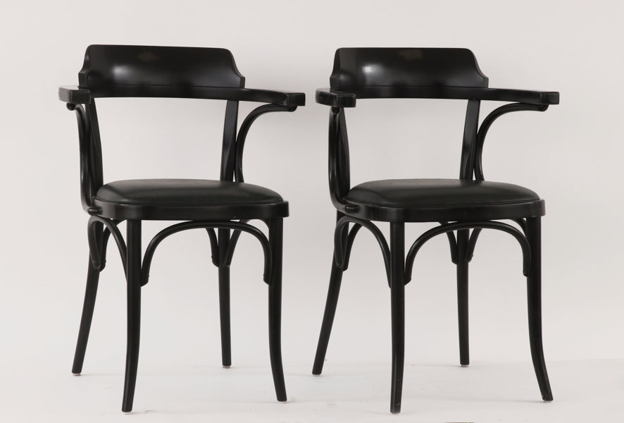 Karmstolar ett par, "Cattelin", Gemla, 1900-talets andra hälft