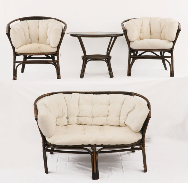 Möblemang 4 delar, 1900-talets slut