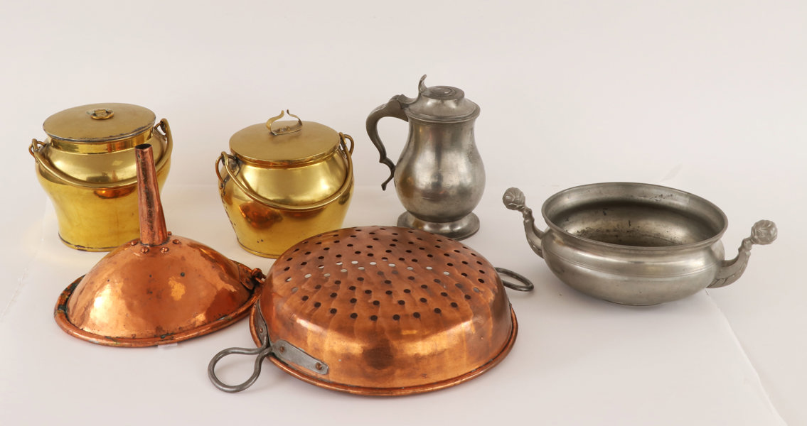 Metallföremål 6 delar