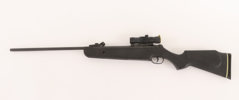 Luftgevär med kikarsikte