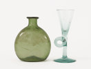 Glas 2 delar, 1800-tal