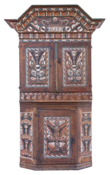 Skänkskåp, allmoge, Dalarna, daterat 1807