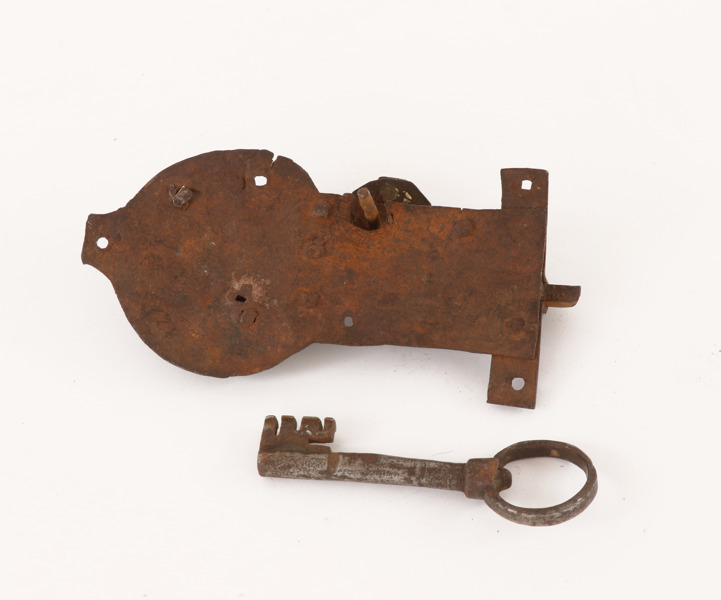 Lås med nyckel, 1700-tal