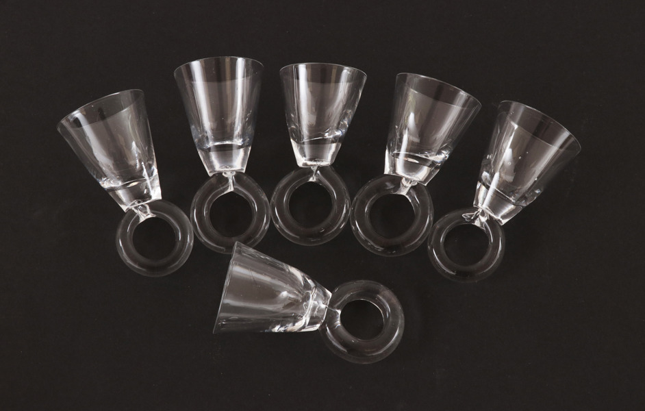 Snapsglas 6st, 1900-talets andra hälft