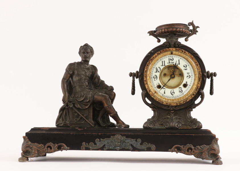 Bordspendyl, New Haven clock co., USA, omkring år 1900