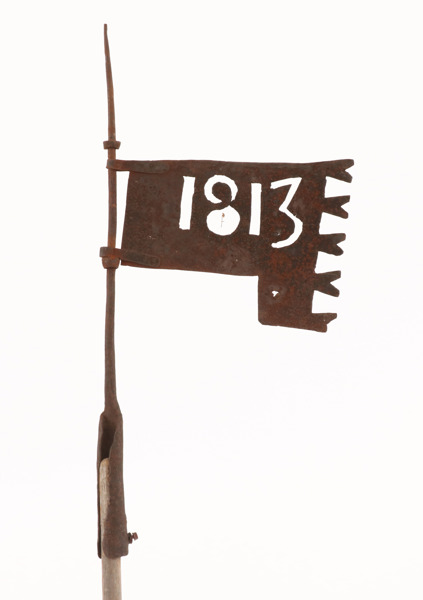 Vindflöjel, daterad 1813