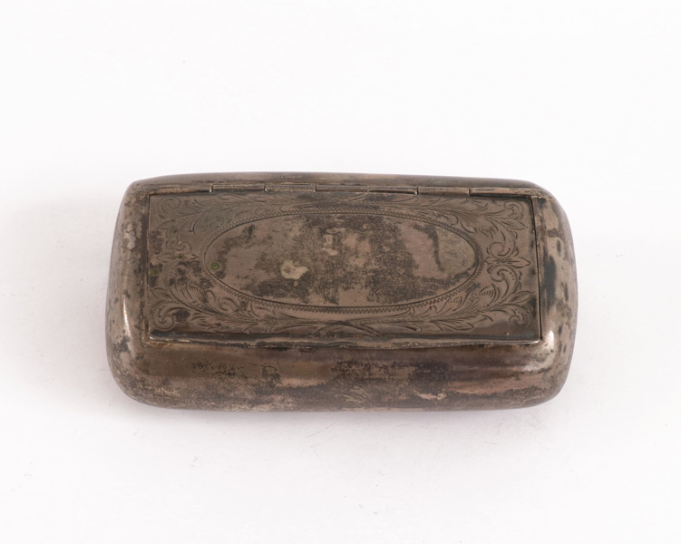 Snusdosa i silver, 18/1900-tal