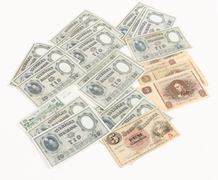 Parti svenska sedlar