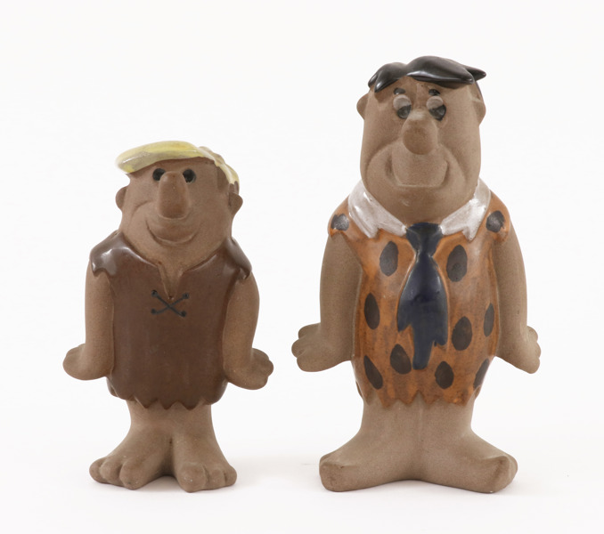 Figuriner 2st, "Fred" & "Barney", Dorothy Clough för UE-Gefle