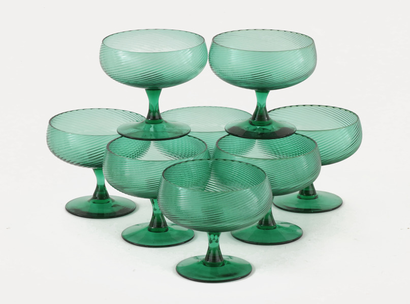 Dessertskålar 8st, "Snoddas", Gullaskruf