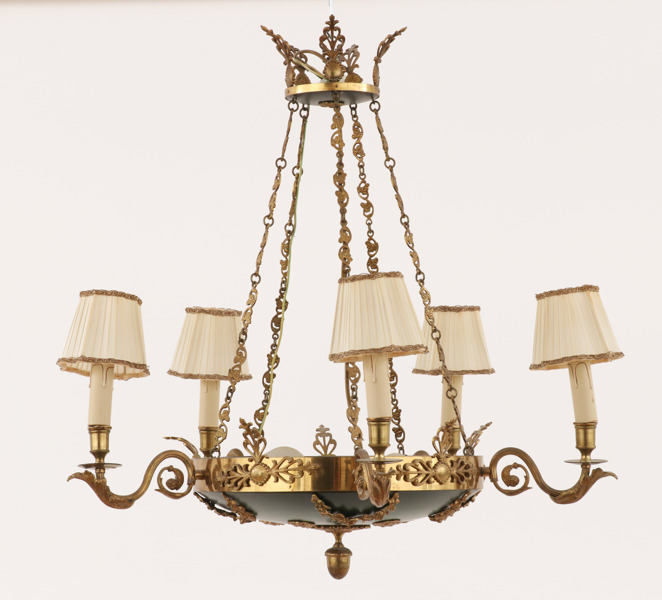 Takampel, empirestil, 1900-talets första hälft