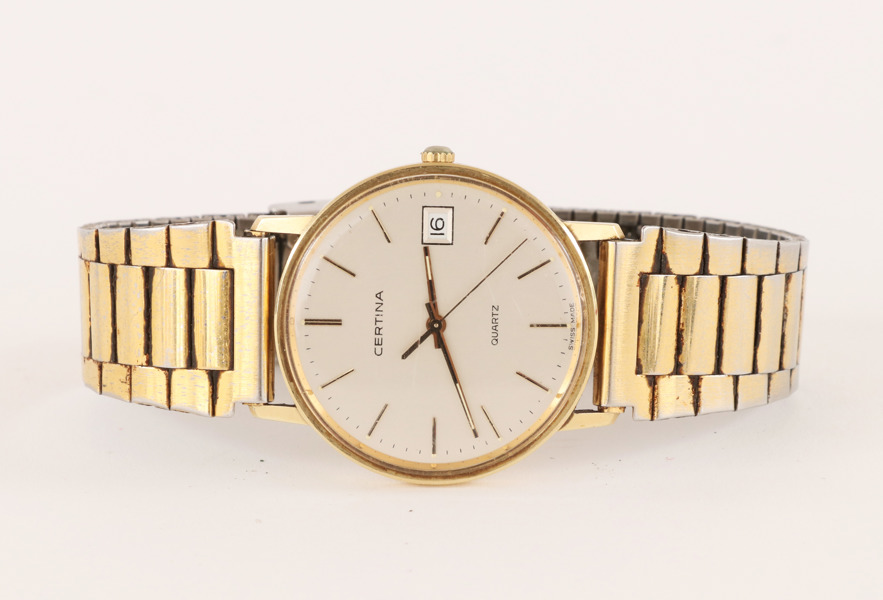 Herrarmbandsur i 14k, Certina