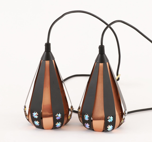 Fönsterlampor ett par, Werner Schou, 1900-talets andra hälft