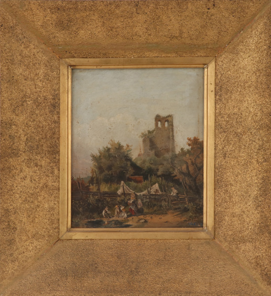 Okänd konstnär, daterad 1885